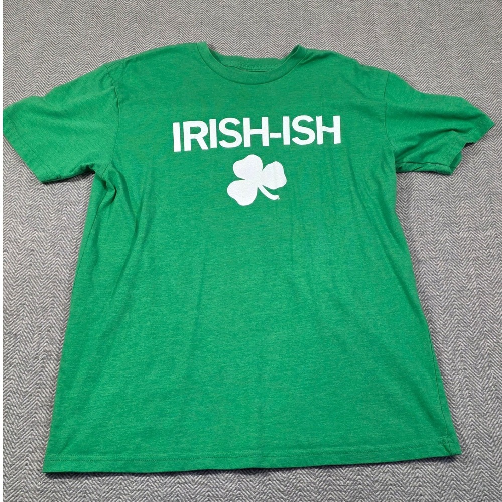 Raygun Irish-Ish Shamrock Graphic Tee Green Mens Large Short Sleeve T-Shirt